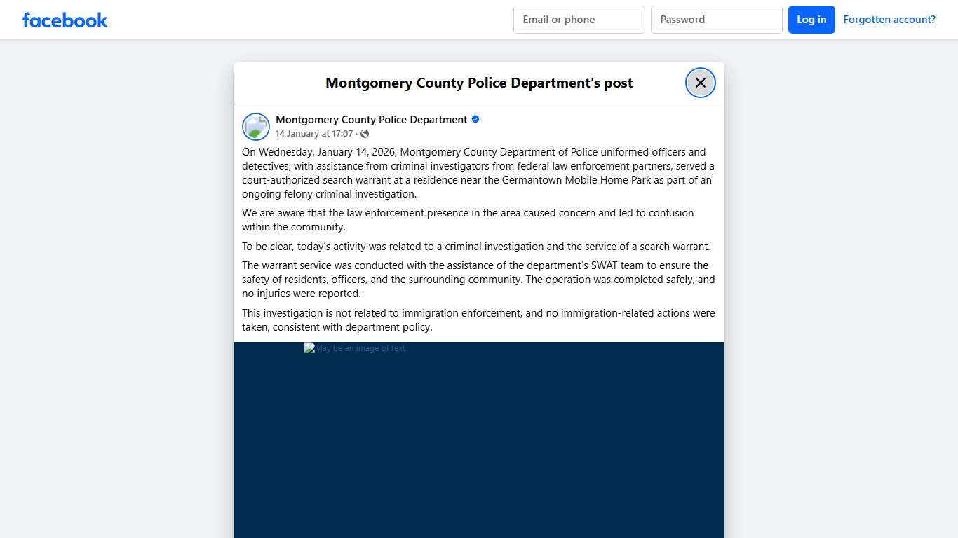 On Wednesday,... - Montgomery County Police Department Facebook